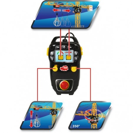 DICKIE - MEGA DŹWIG 120 CM- 2412 DICKIE - MEGA DŹWIG 120 CM- 2412