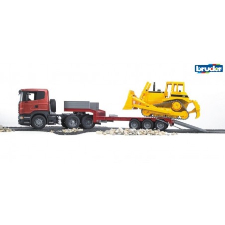 BRUDER - SCANIA R Z NACZEPĄ I BULDOŻEREM 1:16 - 03555 BRUDER - SCANIA R Z NACZEPĄ I BULDOŻEREM 1:16 - 03555