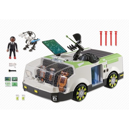 PLAYMOBIL - SUPER 4 - KAMELEON TECHNO Z AGENTEM GENE - 6692 PLAYMOBIL - SUPER 4 - KAMELEON TECHNO Z AGENTEM GENE - 6692