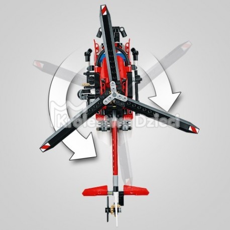 LEGO® - TECHNIC - HELIKOPTER RATUNKOWY - 42092