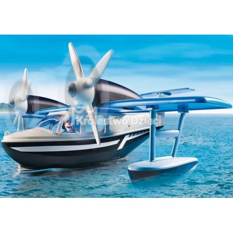 PLAYMOBIL - ACTION - POLICYJNY SAMOLOT WODNY - 9436 PLAYMOBIL - ACTION - POLICYJNY SAMOLOT WODNY - 9436