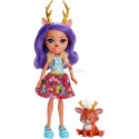 MATTEL - BARBIE - ENCHANTIMALS - LALKA + JELONEK - DANESSA DEER & SPRINT - DVH87 FXM75 MATTEL - BARBIE - ENCHANTIMALS - LALKA + JELONEK - DANESSA DEER & SPRINT - DVH87 FXM75