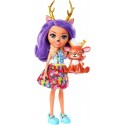 MATTEL - BARBIE - ENCHANTIMALS - LALKA + JELONEK - DANESSA DEER & SPRINT - DVH87 FXM75 MATTEL - BARBIE - ENCHANTIMALS - LALKA + JELONEK - DANESSA DEER & SPRINT - DVH87 FXM75