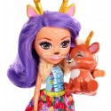 MATTEL - BARBIE - ENCHANTIMALS - LALKA + JELONEK - DANESSA DEER & SPRINT - DVH87 FXM75 MATTEL - BARBIE - ENCHANTIMALS - LALKA + JELONEK - DANESSA DEER & SPRINT - DVH87 FXM75