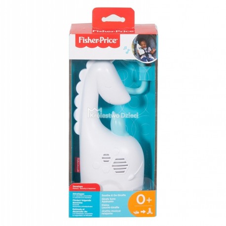 FISHER PRICE - ŻYRAFKA - PRZENOŚNY USPOKAJACZ Z DŹWIĘKIEM -
