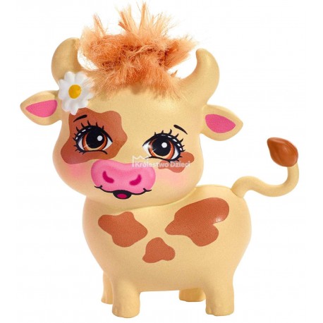 MATTEL - BARBIE - ENCHANTIMALS - LALKA + KRÓWKA - CAILEY COW & CURDLE - FNH22 FXM77 MATTEL - BARBIE - ENCHANTIMALS - LALKA + KRÓWKA - CAILEY COW & CURDLE - FNH22 FXM77