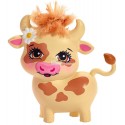 MATTEL - BARBIE - ENCHANTIMALS - LALKA + KRÓWKA - CAILEY COW & CURDLE - FNH22 FXM77 MATTEL - BARBIE - ENCHANTIMALS - LALKA + KRÓWKA - CAILEY COW & CURDLE - FNH22 FXM77