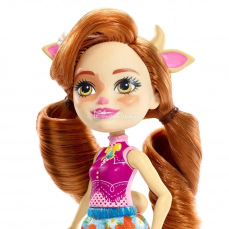 MATTEL - BARBIE - ENCHANTIMALS - LALKA + KRÓWKA - CAILEY COW & CURDLE - FNH22 FXM77 MATTEL - BARBIE - ENCHANTIMALS - LALKA + KRÓWKA - CAILEY COW & CURDLE - FNH22 FXM77