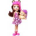 MATTEL - ENCHANTIMALS - BREN BEAR & SNORE + AKCESORIA - SŁODKA SYPIALNIA - FRH44 FRH46 MATTEL - ENCHANTIMALS - BREN BEAR & SNORE + AKCESORIA - SŁODKA SYPIALNIA - FRH44 FRH46