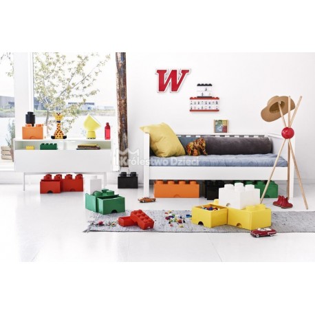 LEGO® - POJEMNIK NA KLOCKI ZABAWKI I INNE - KLOCEK 8 WYPUSTEK I 2 SZUFLADKI - ŻÓŁTY - 4006 LEGO® - POJEMNIK NA KLOCKI ZABAWKI I INNE - KLOCEK 8 WYPUSTEK I 2 SZUFLADKI - ŻÓŁTY - 4006