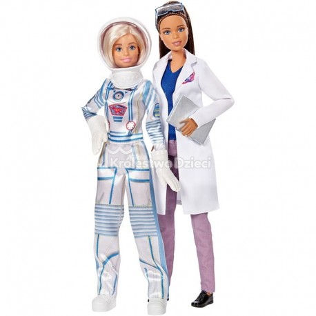 MATTEL - BARBIE - ZESTAW 2 LALKI - ASTRONAUTKA I NAUKOWIEC - FCP65 MATTEL - BARBIE - ZESTAW 2 LALKI - ASTRONAUTKA I NAUKOWIEC - FCP65