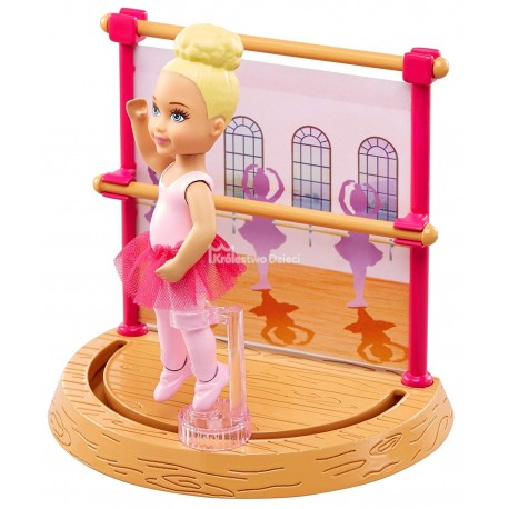 MATTEL - BARBIE - FITNESS - NAUCZYCIELKA BALETU - BALETNICA - 2 LALKI - DVG13 DXC93