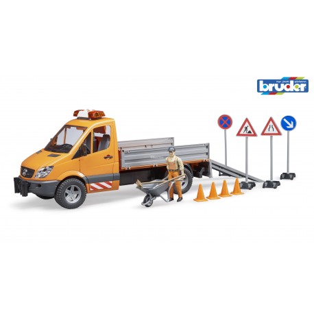 BRUDER - MB SPRINTER KOMUNALNY Z FIGURKĄ KIEROWCY - 02537 BRUDER - MB SPRINTER KOMUNALNY Z FIGURKĄ KIEROWCY - 02537