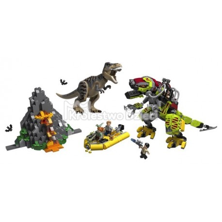 LEGO® - JURASSIC WORLD™ - TYRANOZAUR KONTRA MECHANICZNY DINOZAUR - LEGO® - JURASSIC WORLD™ - TYRANOZAUR KONTRA MECHANICZNY DINOZAUR -