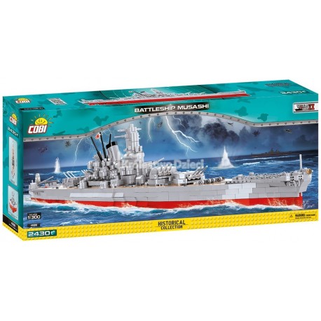 COBI - MAŁA ARMIA - WORLD OF WARSHIPS - OKRĘT - JAPOŃSKI PANCERNIK - MUSASHI - 4811 COBI - MAŁA ARMIA - WORLD OF WARSHIPS - OKRĘT - JAPOŃSKI PANCERNIK - MUSASHI - 4811