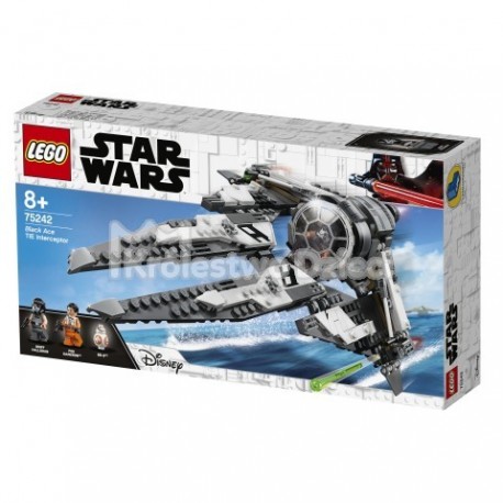 LEGO® - STAR WARS™ - TIE INTERCEPTOR CZARNY AS - 75242 LEGO® - STAR WARS™ - TIE INTERCEPTOR CZARNY AS - 75242