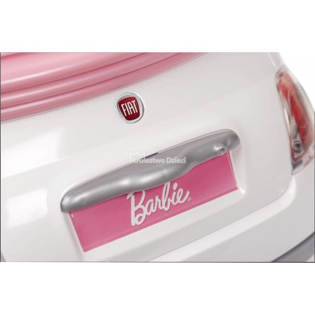 MATTEL - BARBIE - SAMOCHÓD DLA LALKI - FIAT + LALKA - FVR07 MATTEL - BARBIE - SAMOCHÓD DLA LALKI - FIAT + LALKA - FVR07