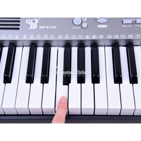 JOKOMISIADA - KEYBOARD - ORGANY + MIKROFON - SD-6118 IN0106 JOKOMISIADA - KEYBOARD - ORGANY + MIKROFON - SD-6118 IN0106
