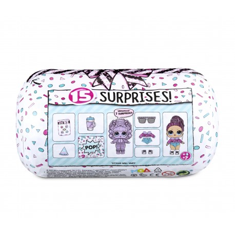L.O.L. SURPRISE - LOL NIESPODZIANKA - CONFETTI - UNDER WRAPS - LALECZKA + AKCESORIA - 571469 571476 L.O.L. SURPRISE - LOL NIESPODZIANKA - CONFETTI - UNDER WRAPS - LALECZKA + AKCESORIA - 571469 571476
